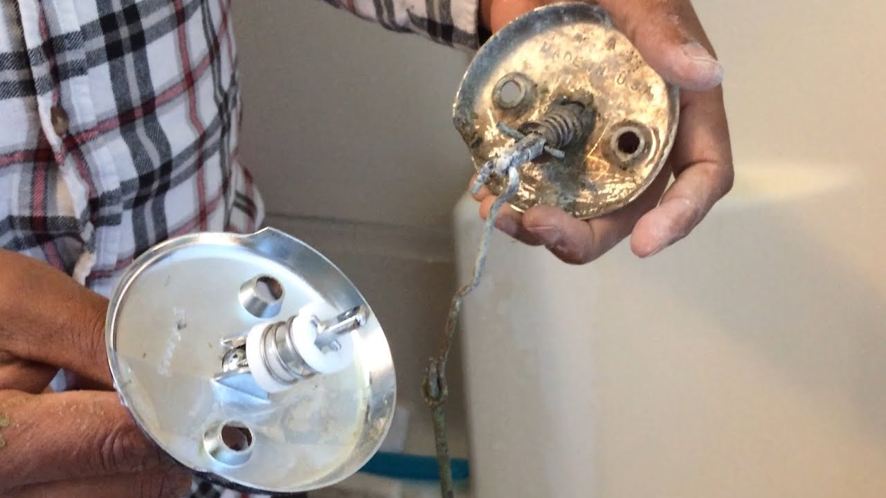 Replacing Tub Drain Stopper in an Old House(1980s) YouTube