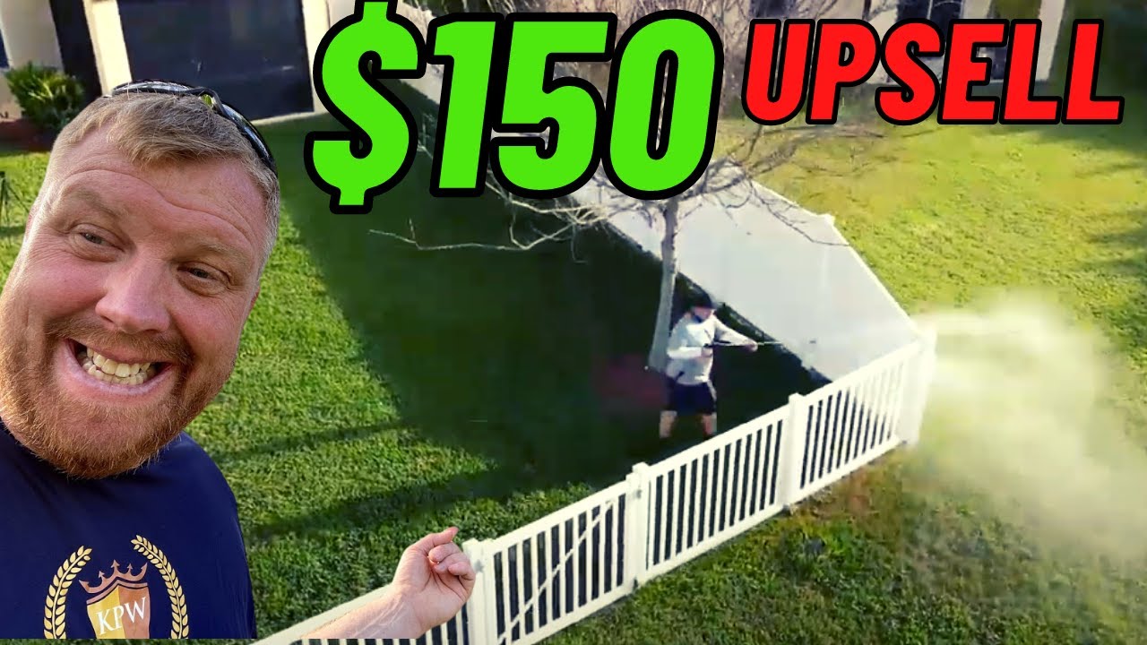 How To Clean Vinyl Fencing With Low Pressure Cleaning Youtube