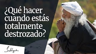 qu Hacer Cuando Ests Totalmente Destrozado sadhguru
