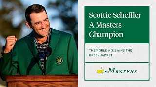Scottie Scheffler, A Masters Champion | The Masters