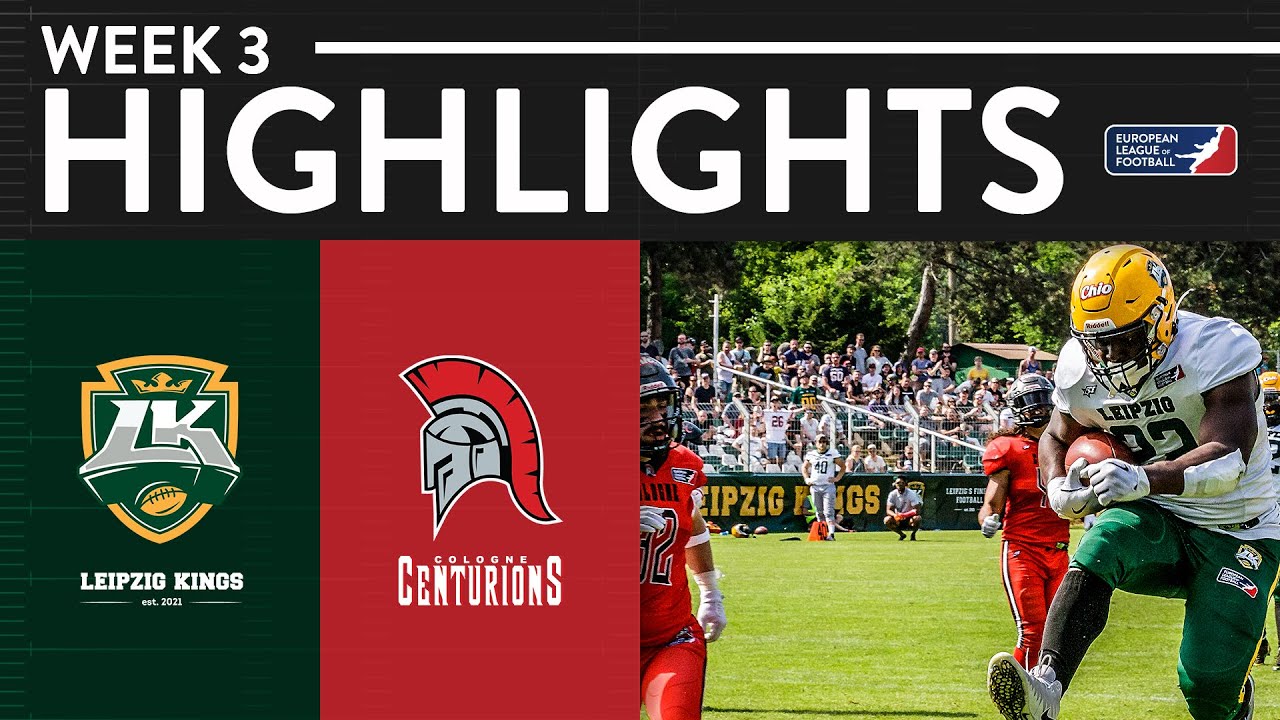 Leipzig Kings Vs Cologne Centurions Week 3 | Game Highlights | European League of Football 2021