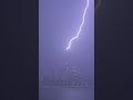 Lightning strikes World Trade Center in epic display #shorts