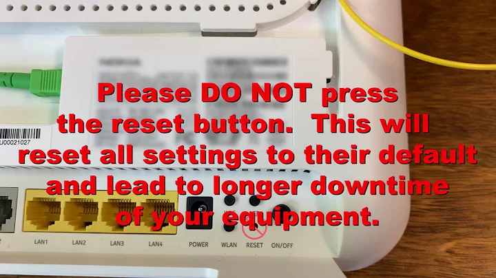 RightFiber Rebooting your ONT