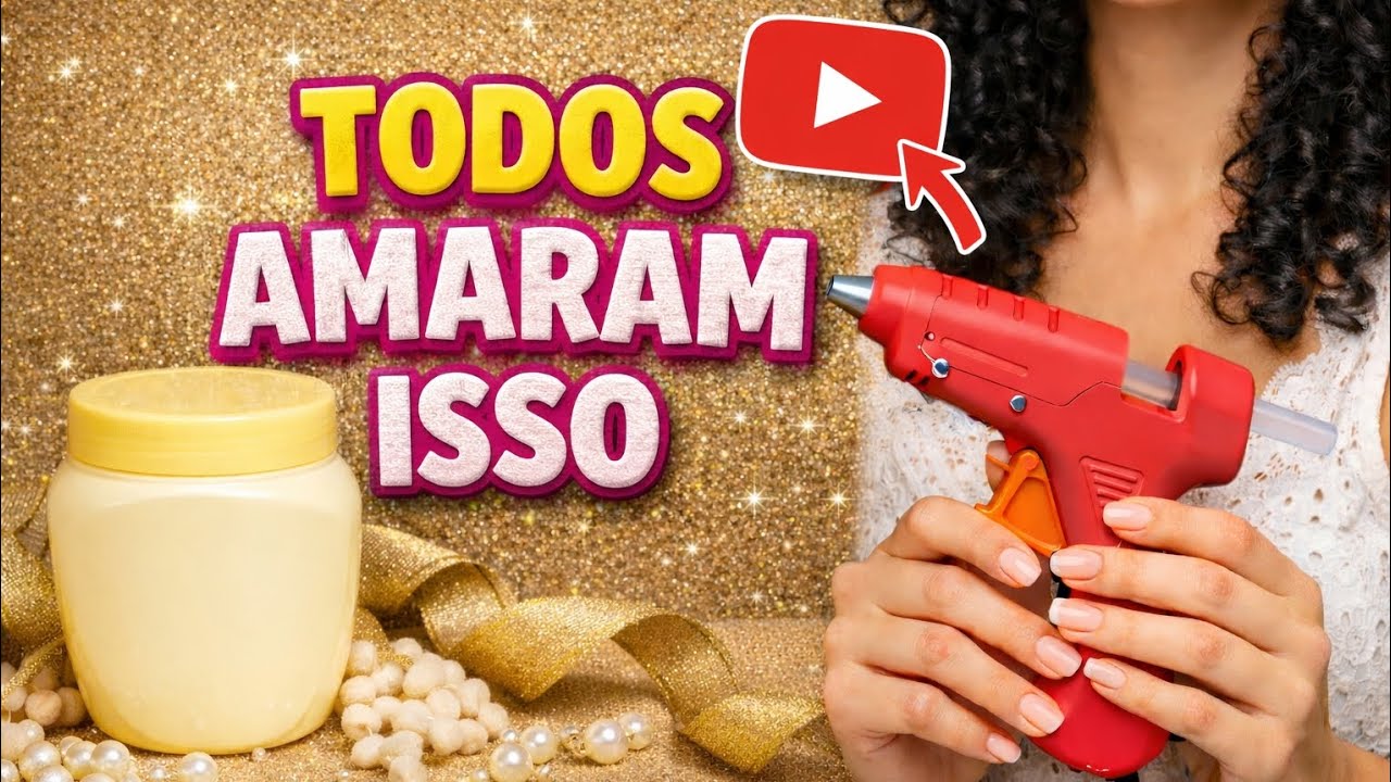 IDEIA ESPETÁCULAR COM POTE DE CREME 