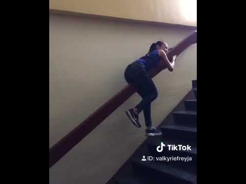 FUNNY STAIRS SLIDE FAIL