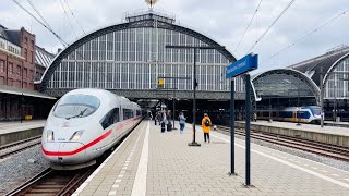 Amsterdam to Berlin: 1st Class on the ICE Train 🚄🇳🇱🇩🇪 | Capsule Hotel 🏨