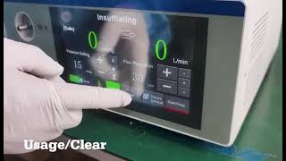 YKD 9700 series, CO2 Insufflator user guide setup