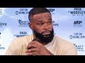 TYRON WOODLEY FIRST IMMEDIATE REACTION AFTER JAKE PAUL KNOCKOUT; TELLS FANS TO "RESPECT JAKE"