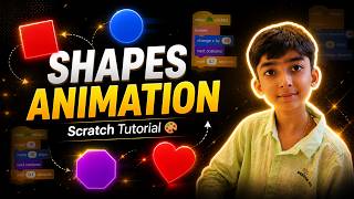 Scratch Shapes Animation 🎨 | Fun Coding Project for Beginners (Step-by-Step)