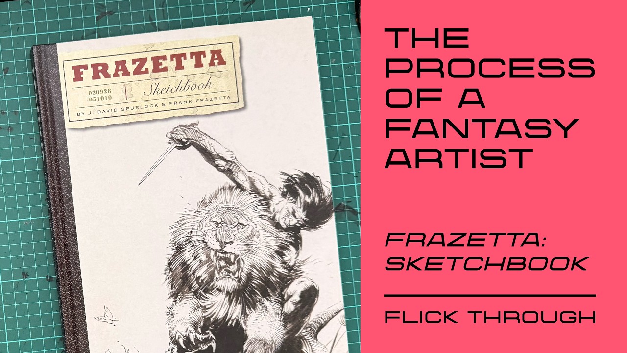Frazetta Sketchbook | The Work Behind the Art | Flick Through