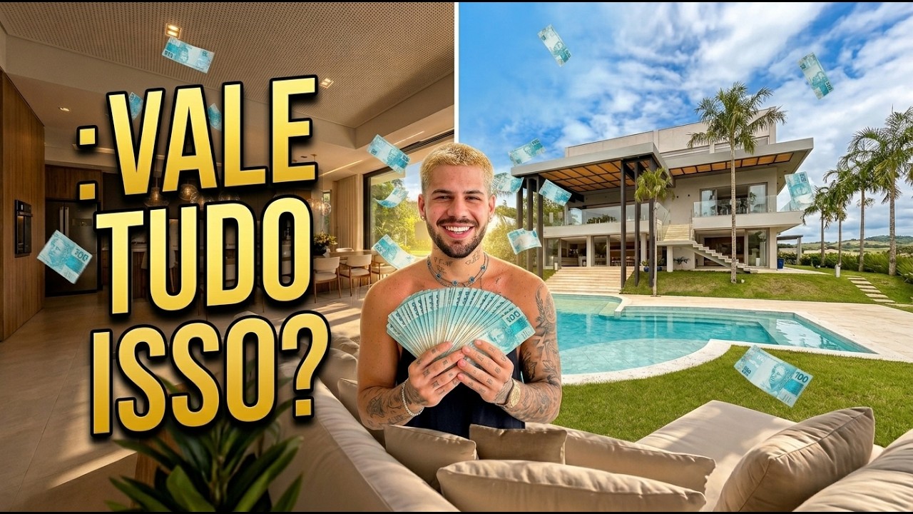 Zé Felipe aluga mansão avaliada em R$ 24 milhões em Goiânia