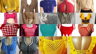 woolen blouse design| handmade woolen blouse design