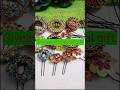 Hair brooch  part#52##giveaway  Announcement #kundan stone hair pin #hair accessories