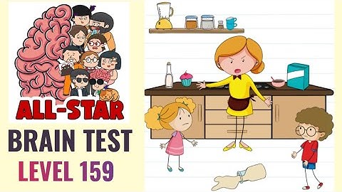 Brain Test All Star Level 159 | Who spilled the milk? | Walkthrough