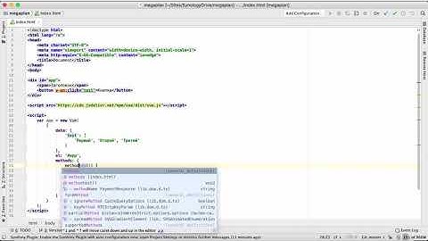 События Vue.js и их обработка