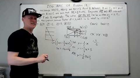 2016 AMC 10 A: Problem 19