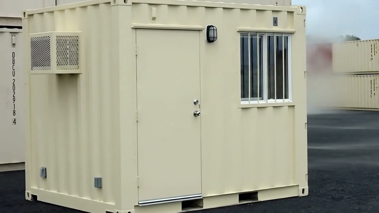 Portable Guard Shack for Construction Sites