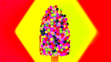 Learn Numbers with Colorful Balls Ice Cream | Excellent (Lee Chaolan) Csupo Effects