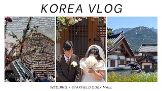 korea vlog | a day in my life in seoul / wedding + starfield coex mall by Iva 557 views 10 months ago 15 minutes