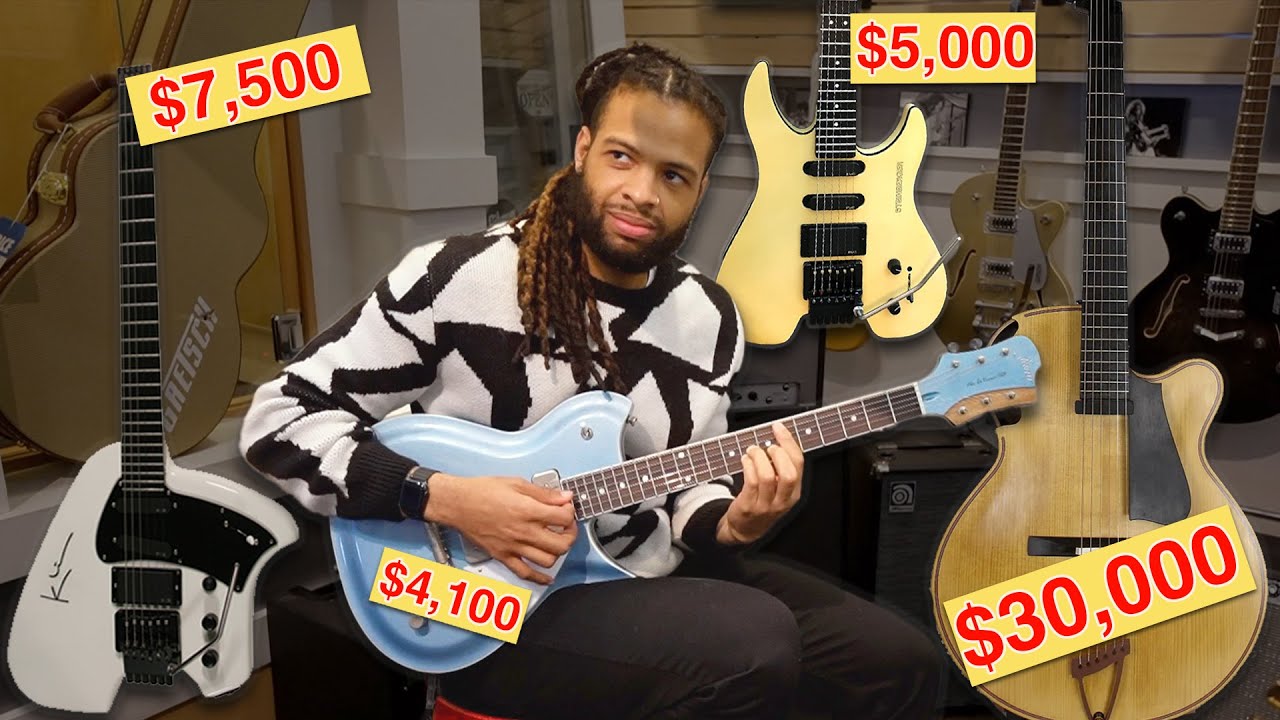 10 Unique & Expensive Bucketlist Guitars YouTube
