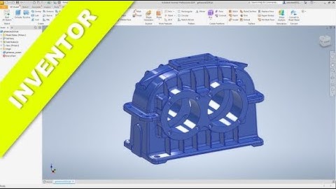 Spur Gear Housing - Sterngetriebe Gehäuse - Part 1 - Inventor 2024 Training - Part Design