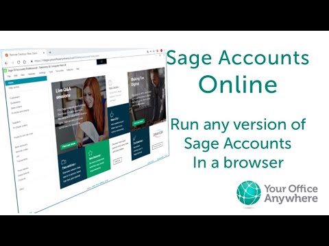 Sage Accounts Online - Sage in a browser
