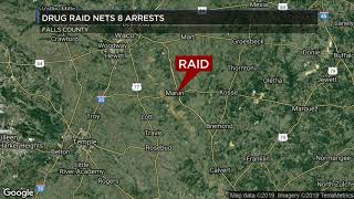 8 arrested on drug charges in Marlin after execution of search warrant