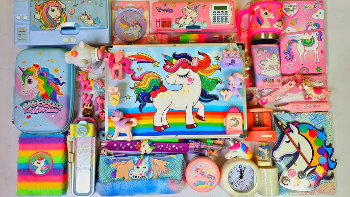 Prezzie Villa 50pcs unicorn art set with coloring