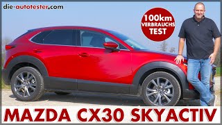 MAZDA CX 30 SKYACTIV-X AWD 132 kW (180 PS) 100 km Verbrauch Test Review  Ausstattung Preis Deutsch 