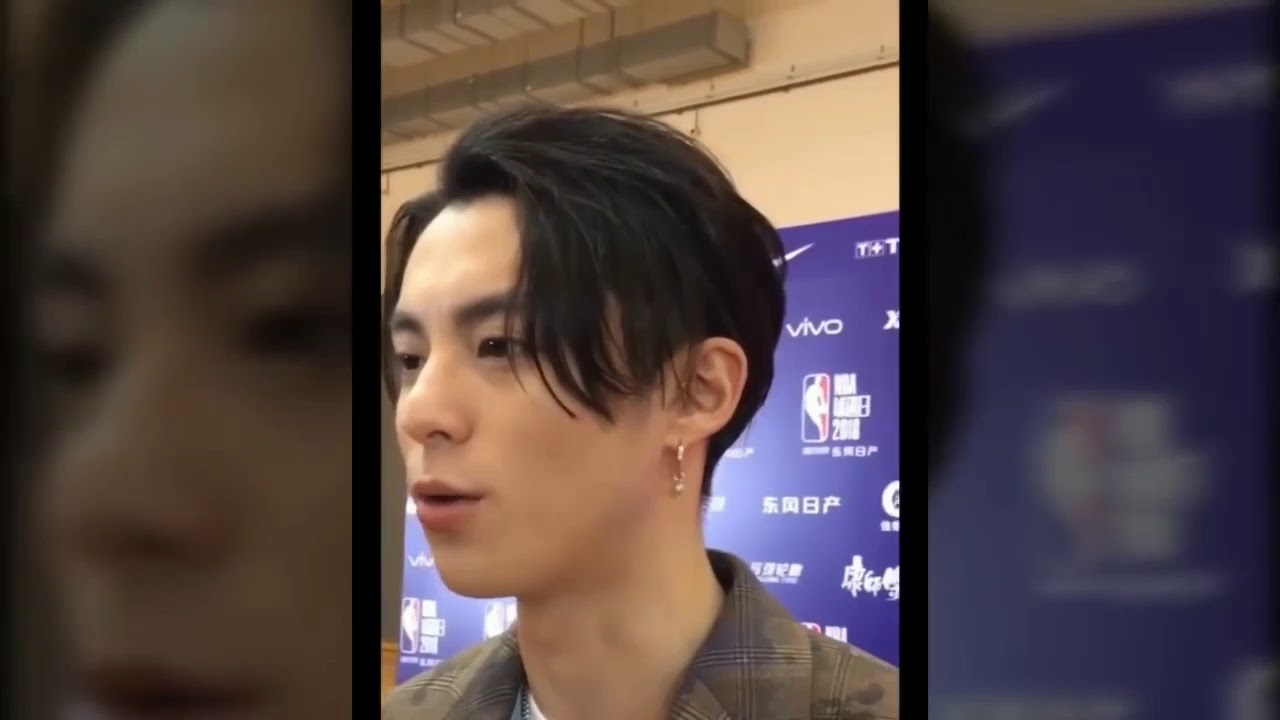 Chinese actor and basketball player Dylan Wang appeared at the Hunan  Broadcasting System to participate in the recording of Hello Saturday in  Changsha City, south China's Hunan Province, 23 August, 2022. (Photo