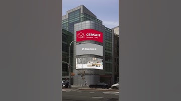 Cersaie Expo 3D Billboard #shorts #billboard #visualizer #tiles
