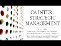 STRATEGIC MANAGEMENT - CHAPTER 6 - FUNCTIONAL LEVEL STRATEGIES PART 2 (MARKETING MANAGEMENT)