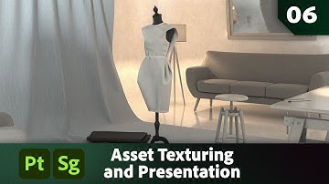 Hero Assets for Fashion - 06 - Asset Texturing and Presentation | Adobe Substance 3D