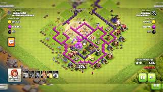 Clash of clan simple attack strategy of Townhall 7