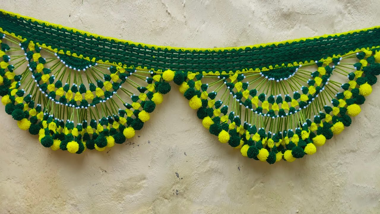 Door Hanging Toran Design Moti Pipe Se Toran Bnaye Beautiful Toran Design