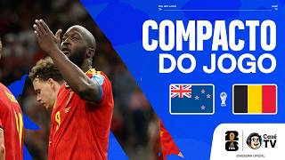 COMPACTO: NOVA ZELÂNDIA X BÉLGICA | COPA DO MUNDO FIFA™ 2026 | 3ª RODADA | FASE DE GRUPOS