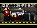 Red light flash f1 car  f1 car lights explained  red light f1 cars