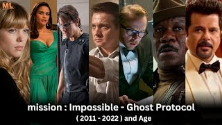 Mission Impossible Ghost Protocol Cast 2011 - 2022 And Age