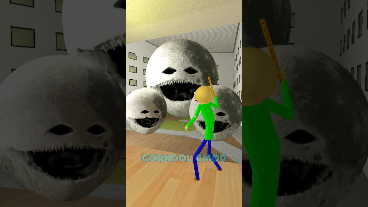 Baldi Tries To Hide From Moon Wake Up In Liminal Hotel But..?! #garrysmod