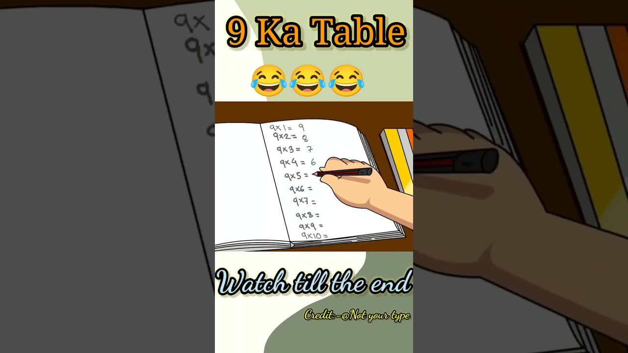 9 ka table meme