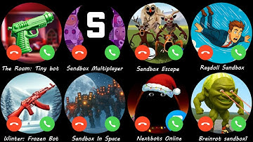 Nextbots Online,The Room: Tiny bot,Sandbox Multiplayer,Winter: Frozen Bot,Sandbox In Space,Nextbots