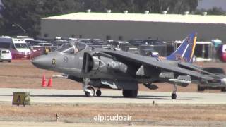 Harrier Takeoff  at watsonviller airshow 2010 HD