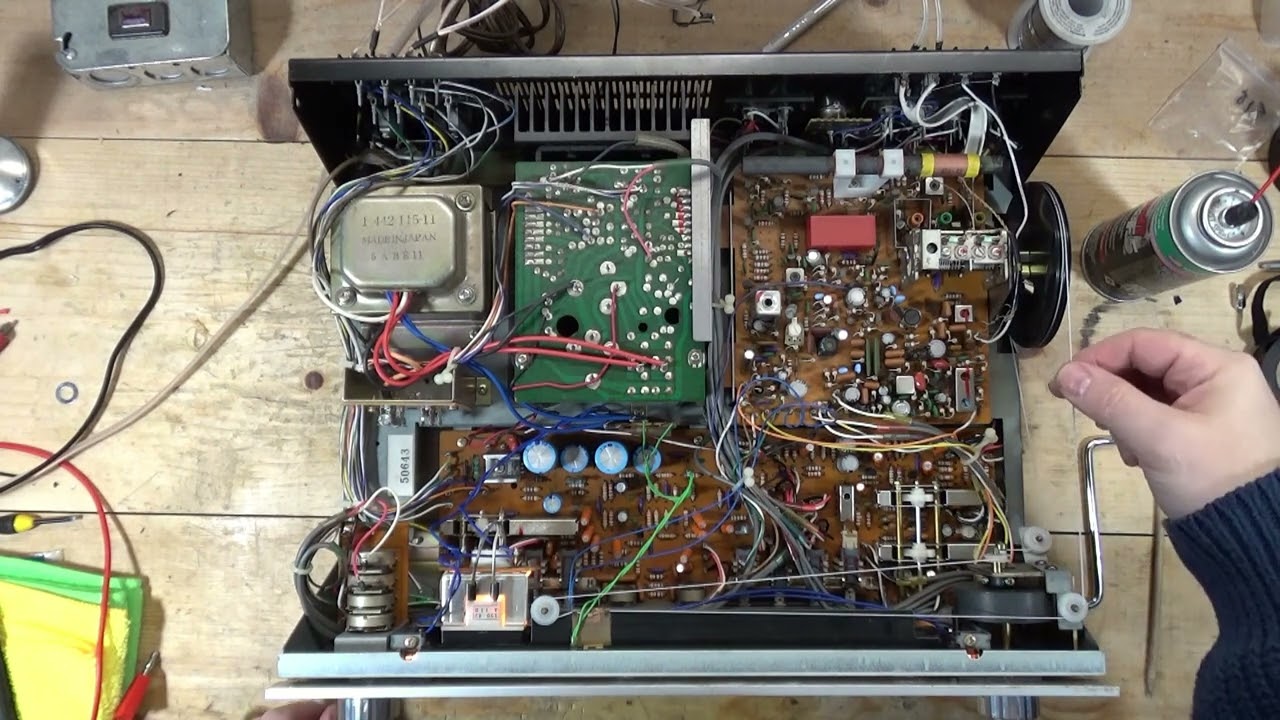 Sony STR 7035 Stereo Receiver Repair Part 1 - Evaluating the