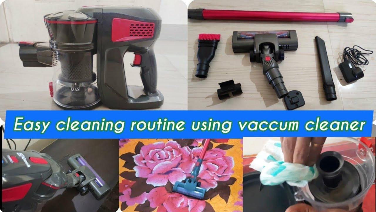 How to use and clean vaccum cleaner / My new wireless Geek A8 Glantoir vaccum cleaner