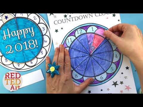 Countdown Clock DIY   New Year&rsquo;s Eve Printable   collab Hattifant