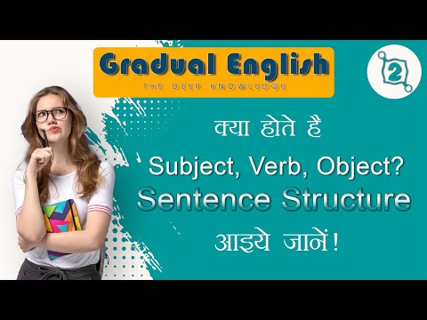 What are Subject, Verb, Object and Sentence Structure? | Deep Basic Knowledge | Gradual English