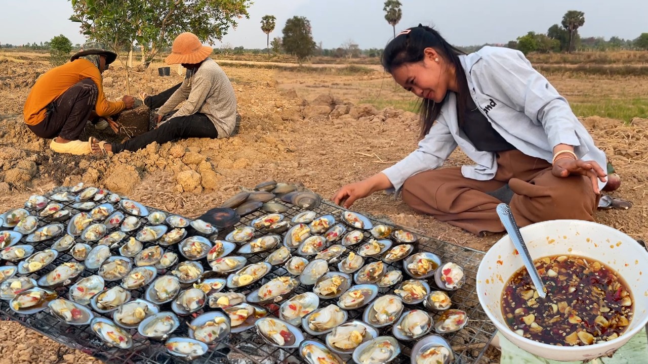 គ្រំធ្វើបែបនេះ ឆ្ងាញ់ណាស់ អាំងញ៉ាំបណ្តើរ ដាំក្រូចបណ្តើរ