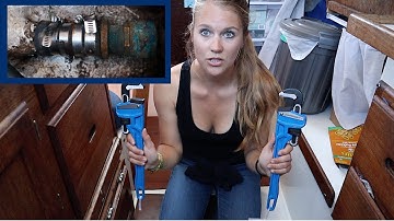 Adjusting the Stuffing Box on my Sailboat (In the Water) // Living on a Sailboat in Canada Ep. 33