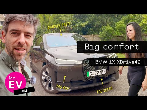 It Eats the Miles! Driving and Charging the BMW iX XDrive40 Sport on a Long Journey
