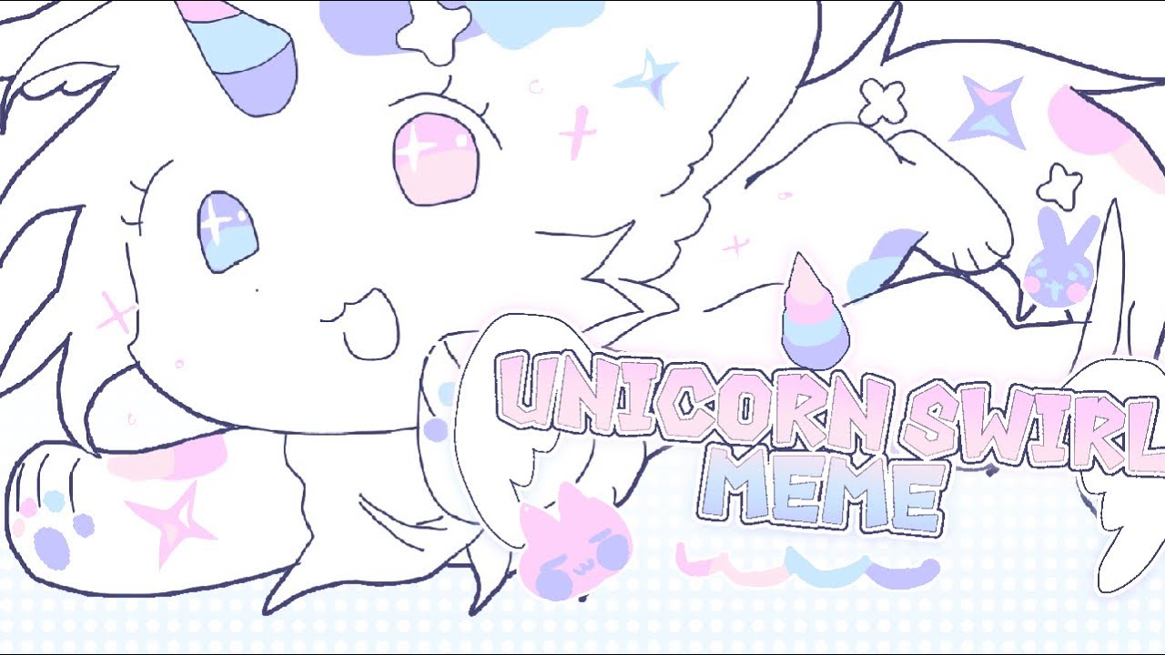 Unicorn Swirl animation meme | OC